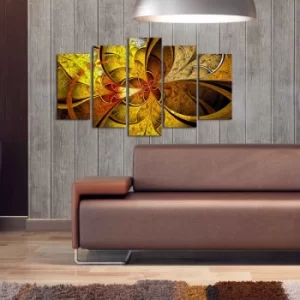 Image of 5ABSMDF-5 Multicolor Decorative MDF Painting (5 Pieces)