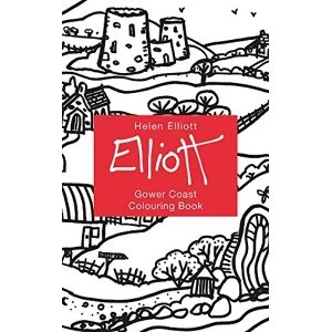 Image of Helen Elliott Concertina Colouring Book: Gower Coast by Graffeg Limited (Hardback, 2017)