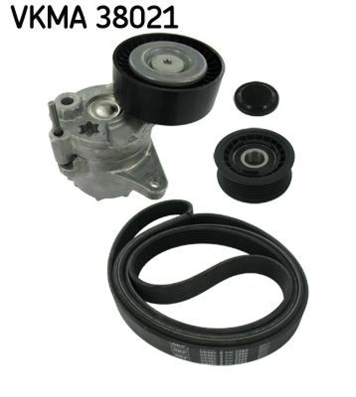 Image of SKF V-Ribbed Belt Set SKF VKMA 38021