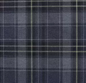 Image of Arthouse Twilled Plaid Wallpaper - Navy/Gold