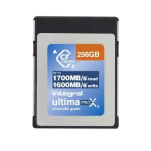 Image of Integral 256GB CFexpress Card Read 1700MBs/Write 1600MBs Sustained Write 400MBs RAW 8K Video 4K Video @ 120fps