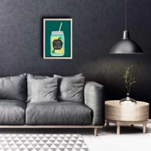Image of KCT-028 Multicolor Decorative Framed MDF Painting