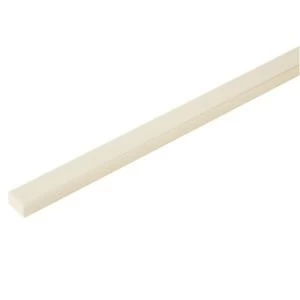 image of Cooke Lewis High Gloss Cream Wall filler post 33.5 mm