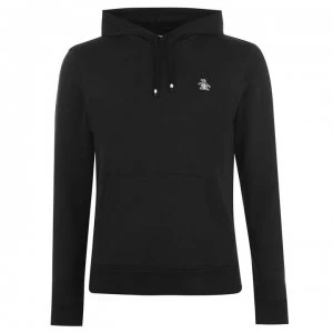 Image of Original Penguin Fleece Popover Hoodie - Black 010