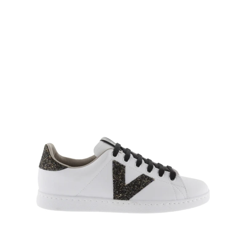Image of Victoria Womens sneakers Victoria tenis vegane glitter Noir Female 36