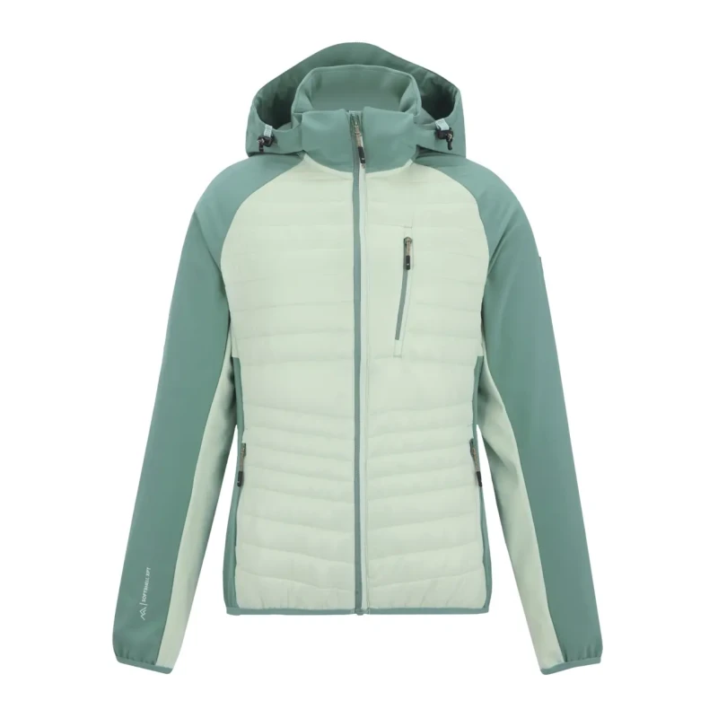 Image of Womens hiking jacket Regatta Pro Hybrid II Bleu Female 46