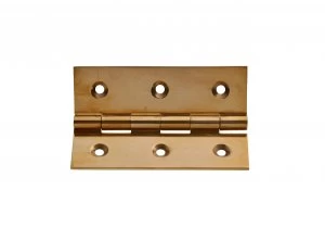 image of Wickes Butt Hinge - Solid Brass 76mm Pack of 3