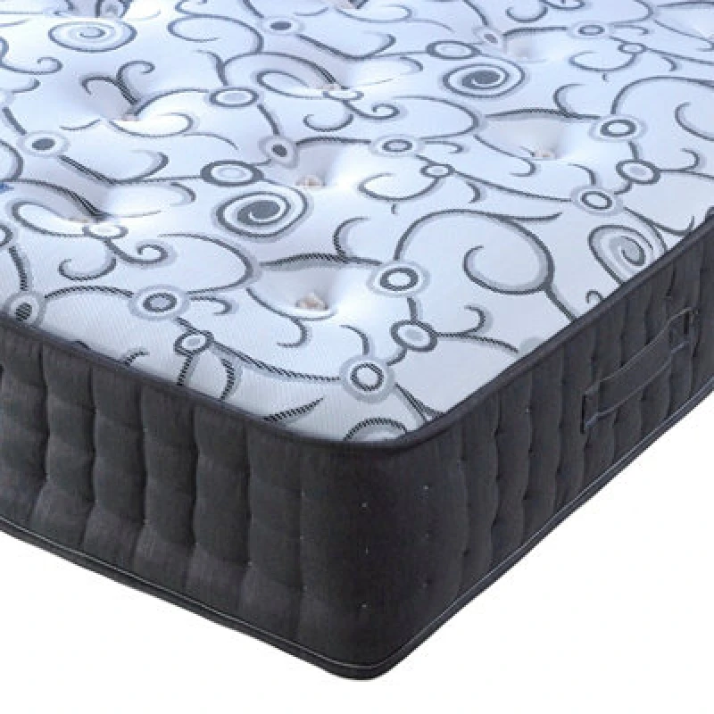 Image of Bedmaster Bedmaster Affinity Pocket Sprung Memory Foam Mattress in Charcoal Size: King Charcoal King Unisex 0764283926333