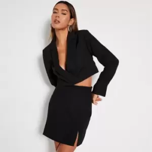 image of I Saw It First Cropped Blazer - Black