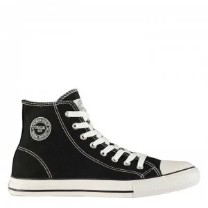 Image of SoulCal Canvas High Mens Trainers - Black