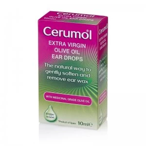 image of Cerumol Extra Virgin Olive Oil Ear Drops 10ml