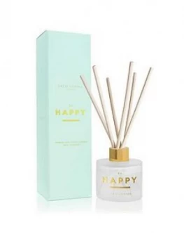 image of Katie Loxton Sentiment Reed Diffuser Be Happy Pomelo And Lychee Flower 100Ml