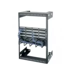 image of Middle Atlantic Products WM-15-18 rack cabinet 15U Wall mounted rack Black