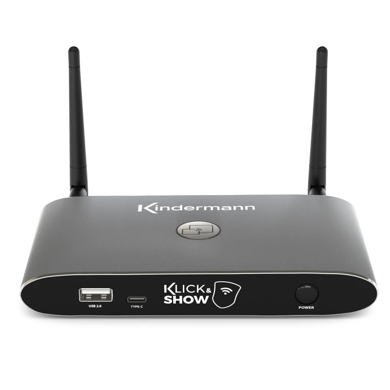 Image of Kindermann Kindermann KLICK & SHOW K-40 Base Unit, Wireless Presentation System for customized transmitter add-on 7488000315