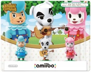 image of amiibo Animal Crossing 3 Pack Reese K.K. Slider Cyrus