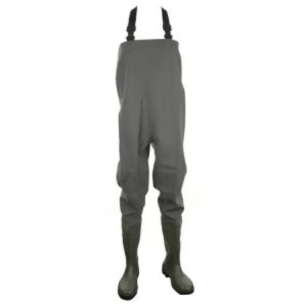 Image of Dunlop Chest Wader Full Safety Green Size 12 Boots NWT6488-12