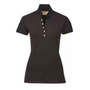 Image of Dublin Lily Cap Sleeve Polo - Black