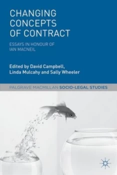 Image of Changing Concepts of Contract by David Campbell Paperback