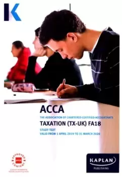 Image of TAXATION (TX) (FA18) - STUDY TEXT