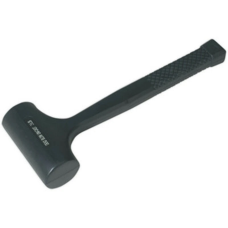 Image of Loops 3lb Dead Blow Hammer - Shot Loaded Rubber Head Mallet - 1.36kg Anti-Rebound Multi