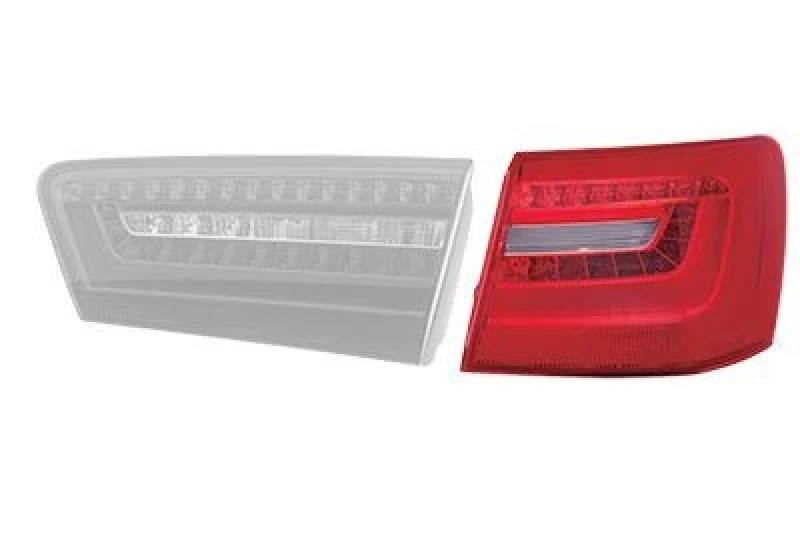 Image of VAN WEZEL 0343926U Rear light Outer section, with bulb holder, Right Combination Rearlight (391)