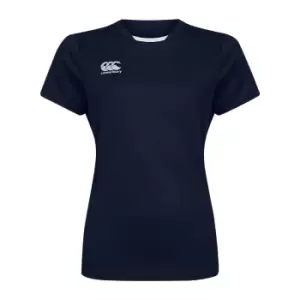 Image of Canterbury Womens/Ladies Club Dry T-Shirt (10 UK) (Navy)