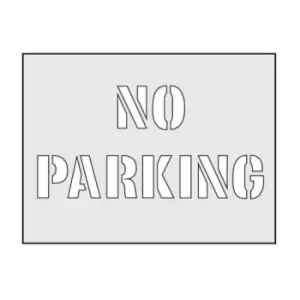Image of NO Parking Stencil (190 x 300mm)