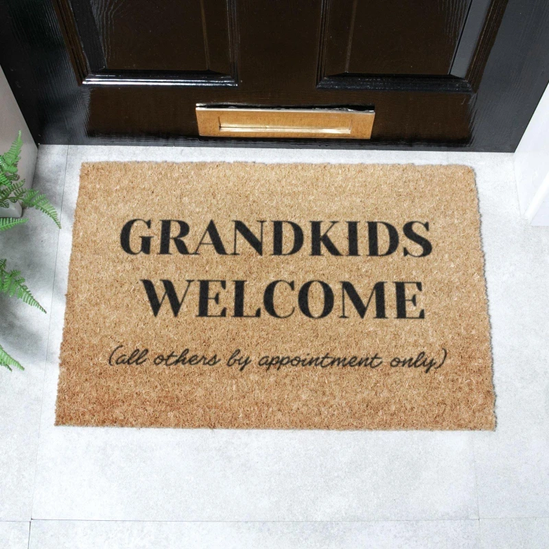 Image of Artsy Doormats Grandkids Welcome Doormat (60 X 40Cm)