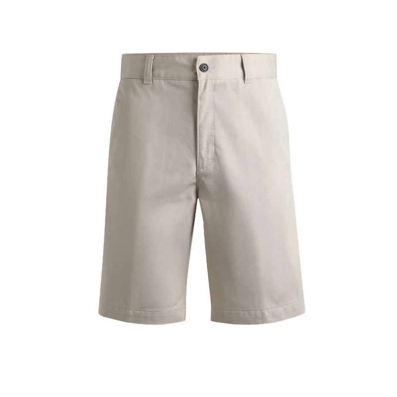 Image of Hugo Darik241 Regular-Fit Shorts Grey male 30 inch