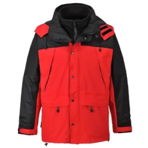 Image of Orkney Mens 3-in-1 Breathable Jacket Red 2XL