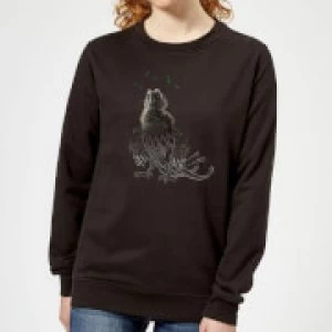 image of Fantastic Beasts Tribal Augurey Womens Sweatshirt - Black