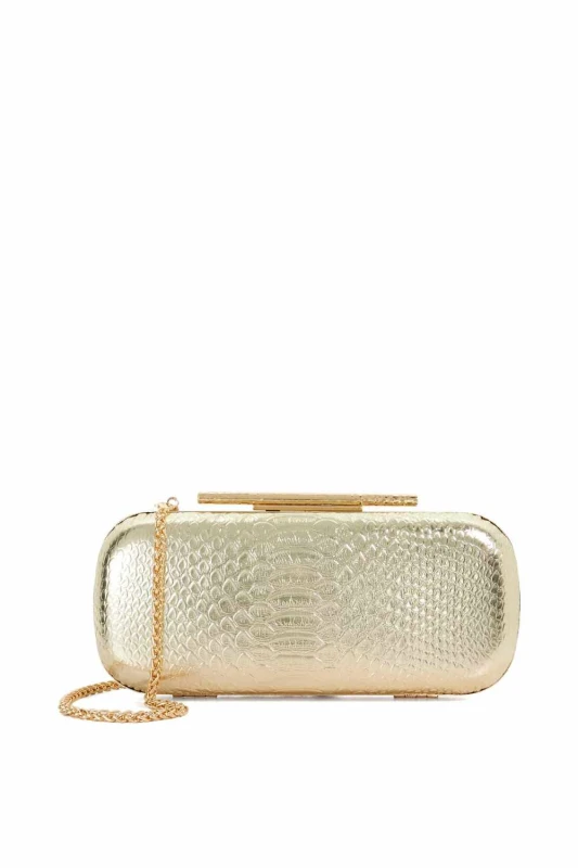 Image of Dune London Womens 'Body' Clutch in Metallics Metallics Female One Size