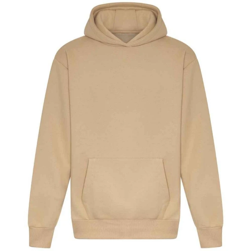 Image of AWDis Mens Signature Heavyweight Hoodie in Light Brown Size: Large Light Brown Male L