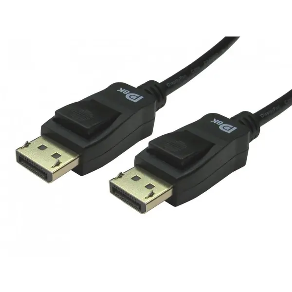 image of Cables Direct 1m DisplayPort V1.4 Certified HBR3 8K Video Cable