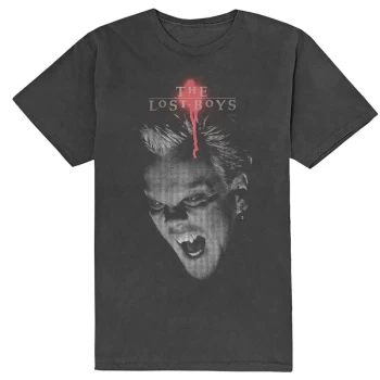 Image of Warner Bros - Lost Boys David Graphic Unisex Large T-Shirt - Black