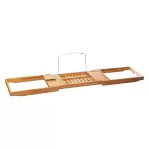 Image of Bamboo Extendable Bath Rack Natural
