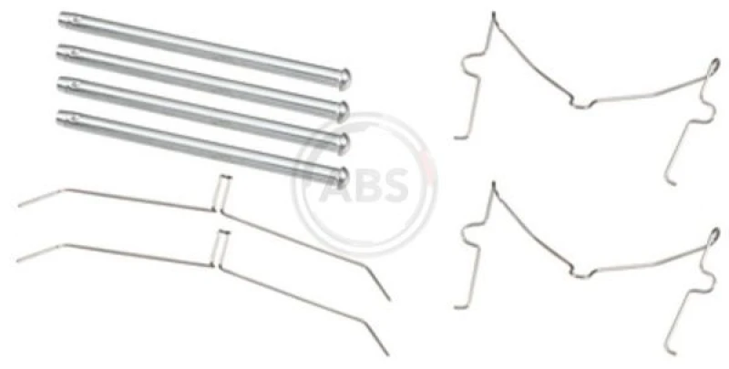 Image of A.B.S. Brake pad fitting kit A.B.S. 1885Q