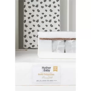 Image of Mother and Baby Gold Anti Allergy Coir Pocket Sprung Cot Bed Mattress