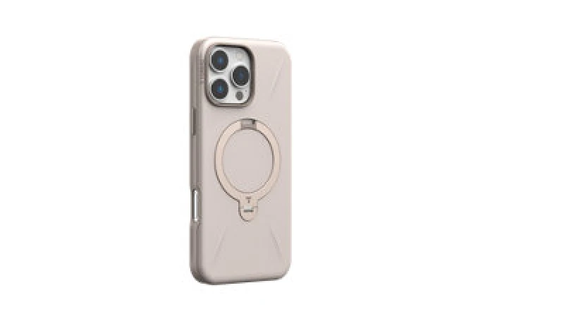 Image of Torras Ostand Spin Fusion Case For Iph 16Pm Desert Gold