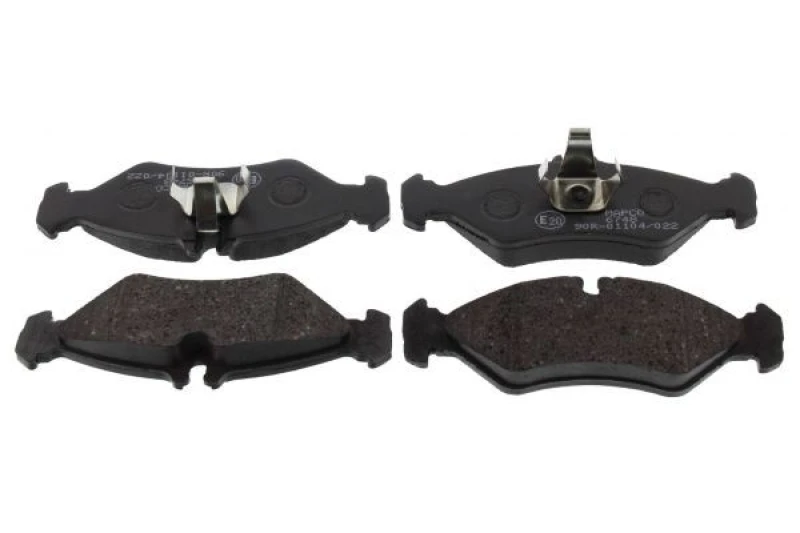 Image of MAPCO 6748 Brake pad set Rear Axle, excl. wear warning contact, with anti-squeak plate Brake Pad Set,disc brake (402)