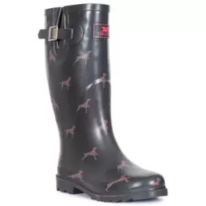 Image of Trespass Womens/Ladies Samira Wellington Boots (9 UK) (Dog Print)