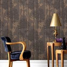 image of Graham and Brown Super Fresco Eternal Wallpaper - Chocolate