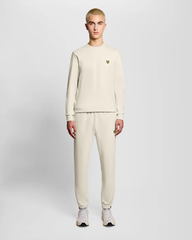 Image of Lyle & Scott Mens Sports Lightweight Joggers in Beige