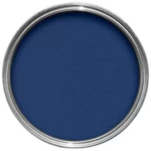 image of Hammerite Blue Hammered Effect Metal Paint, 250Ml