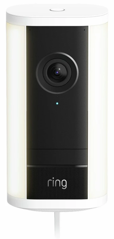 Image of Ring Ring Spotlight Cam Pro (2nd Gen) with Plug-In Adaptor 4K Security Camera - White