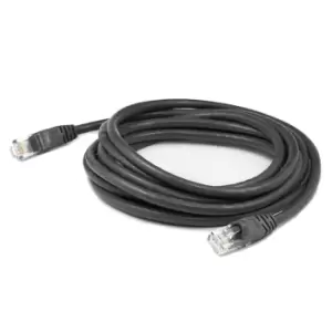 Image of AddOn Networks ADD-1MCAT6A-BK networking cable Black 1m Cat6a...
