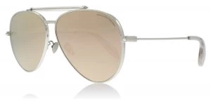 Image of Alexander McQueen AM0057S Sunglasses Silver 005 62mm