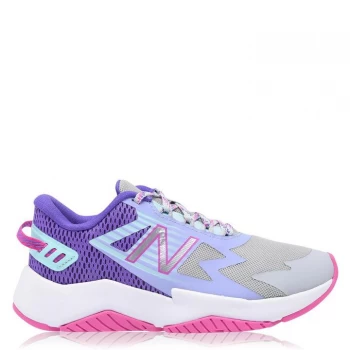 Image of New Balance Rav Run Junior Trainers - Gry/Pnk/Pur