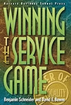 Image of winning the service game