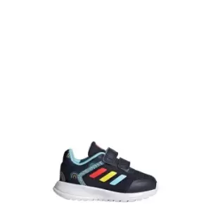 Image of adidas Tensaur Run Sport Running Two-Strap Hook-and-Loop - Legend Ink / Bold Orange / Imp